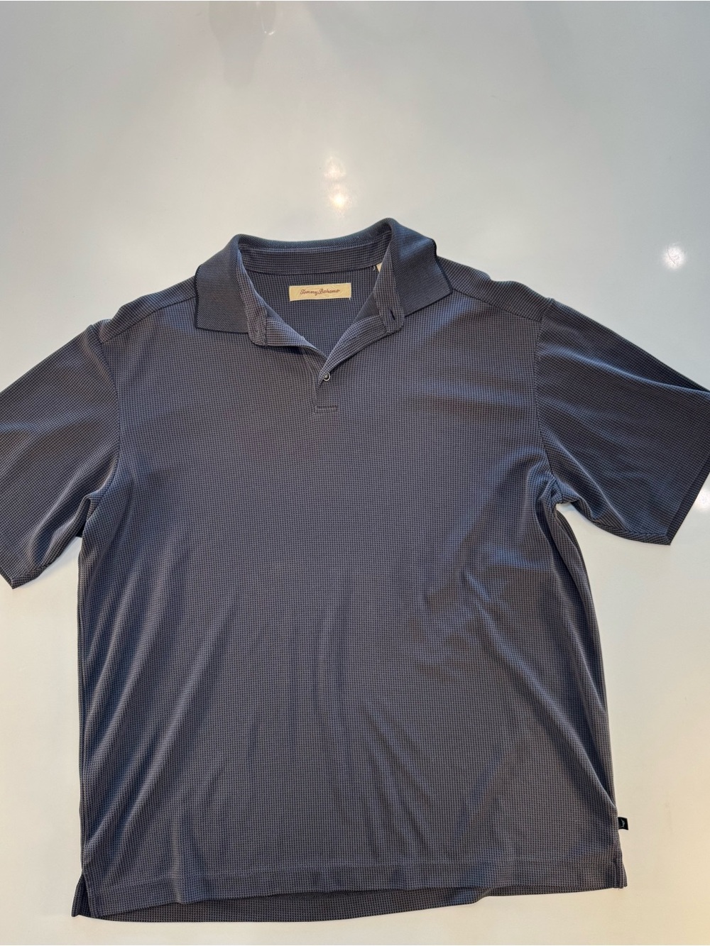 Tommy Bahama Short-Sleeve Polo in Navy Blue